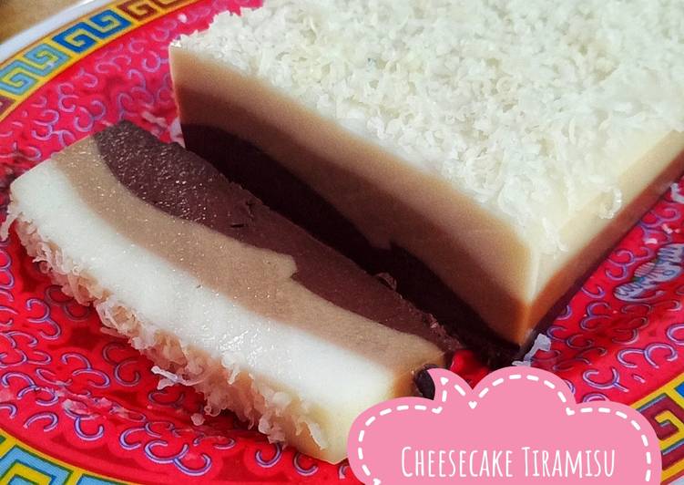 Resep Cheesecake Tiramisu tanpa Telur 🍰 Anti Gagal