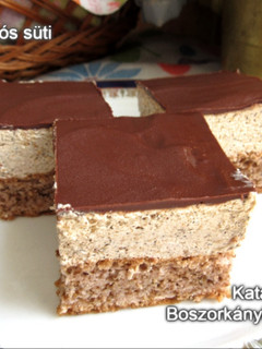 Kávés-diós süti (laktózmentes) recept fotója