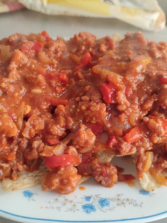 Una foto de Nachos con carne picada express