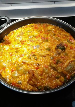 Una foto de Arroz con pollo