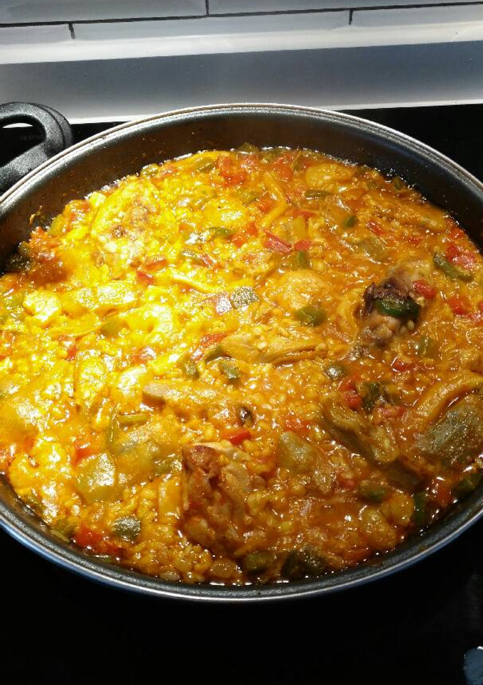 Una foto de Arroz con pollo