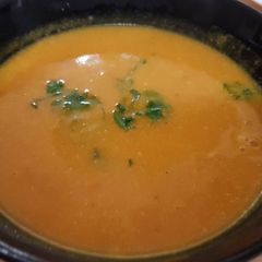 A picture of Pumpkin soup.