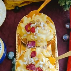 A picture of Macaroni Payasam.
