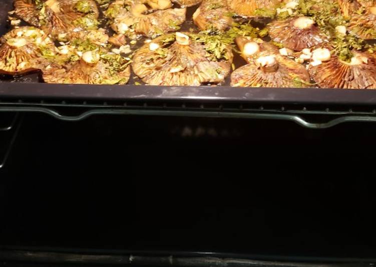 Steps to Make Quick Lactarius deliciosus no forno