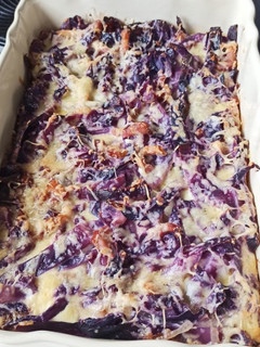 Une photo de Gratin de chou rouge