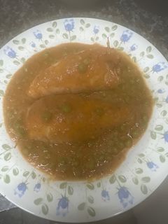 Una foto de 632. Calamares rellenos (principal mar y montaña)