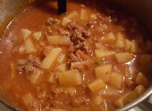 Una foto de Carne Molida con vegetales
