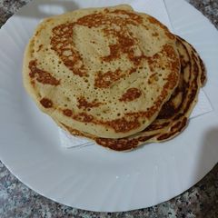 A picture of Light, fluffy pancakes.