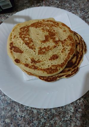 A picture of Light, fluffy pancakes.