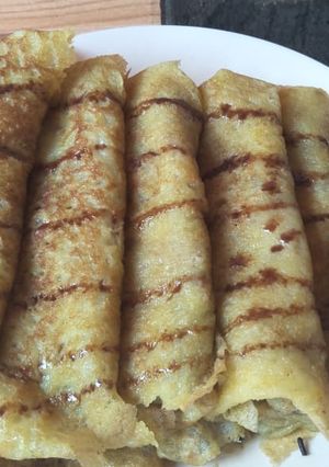 Foto resep Dadar gulung pisang coklat