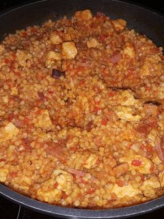Tarhonyás hús recept fotója