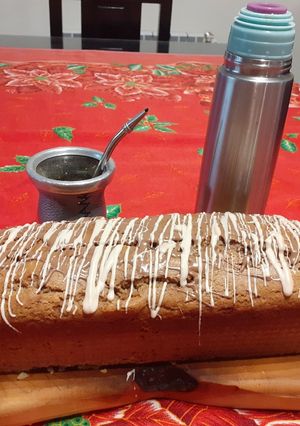 Una foto de Budín de vainilla y chocolate