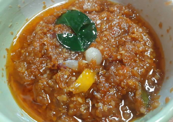 Resep 004&gt;&gt; Sambel bawang Anti Gagal