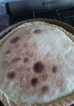 Una foto de Tarta de Brócoli con masa casera!!