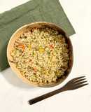 Quinoa Salteada con Loroco y Pimientos