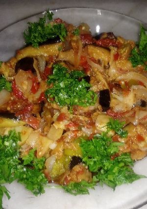 صورة لوصفة مكمور باذنجان