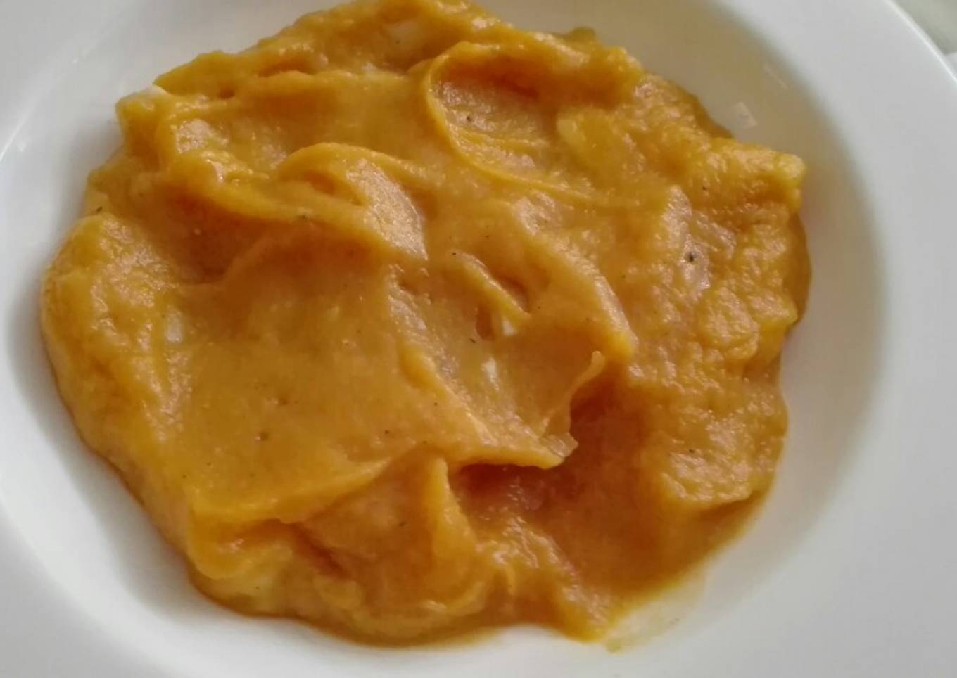 Puré de calabaza