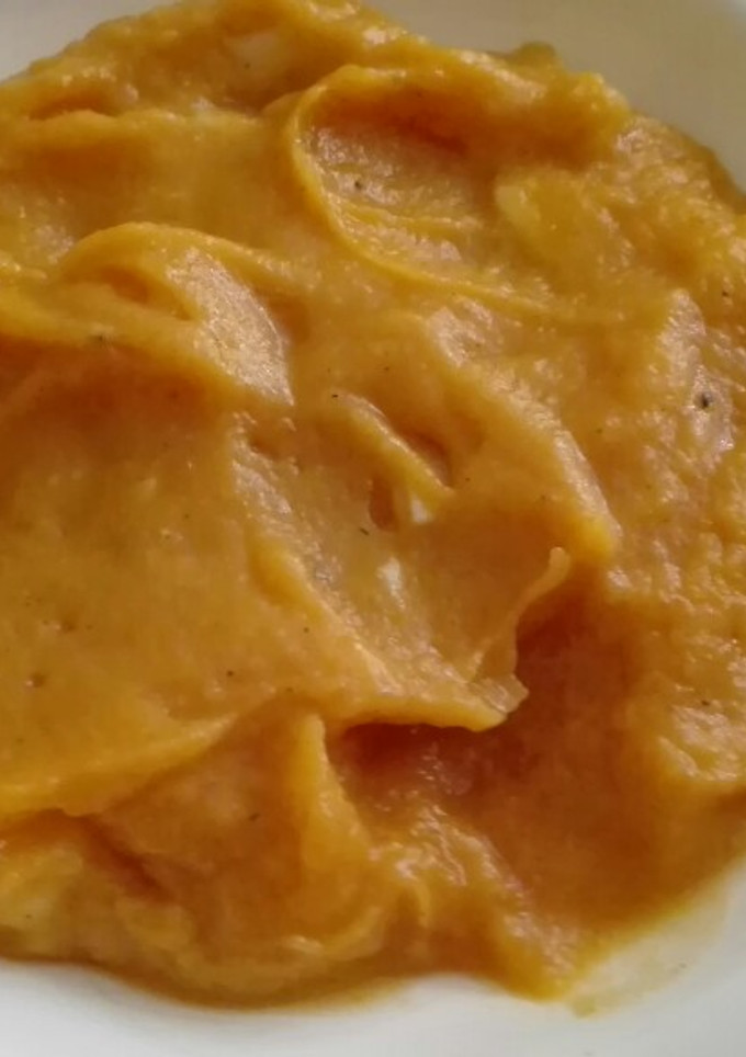 Una foto de Puré de calabaza