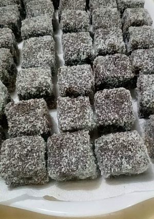 Kókusz kocka hagyományos recept fotója