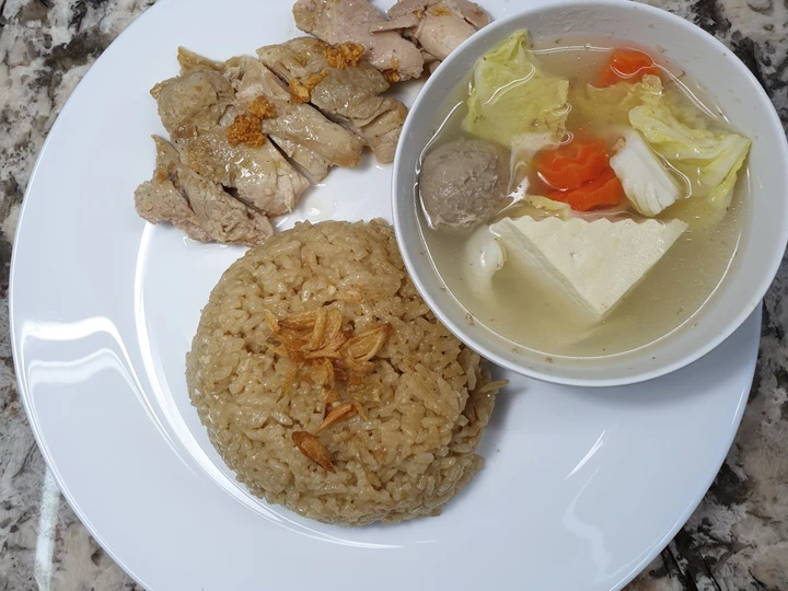 Cara Gampang Membikin Resep Nasi Hainam non Rice Cooker yang Sempurna Anti Ribet, Uenak Banget