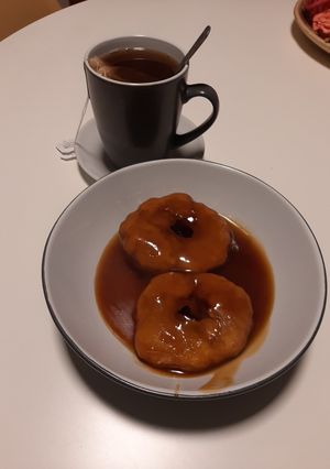 Una foto de Picarones