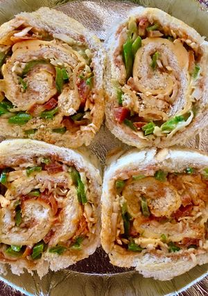 A picture of Veg Pinwheel Sandwich Healthy Quick Recipe.