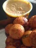 Vegetable appam with coconut chutney