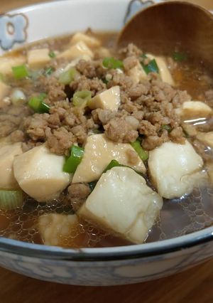 碎肉燴豆腐 的食譜成品照片
