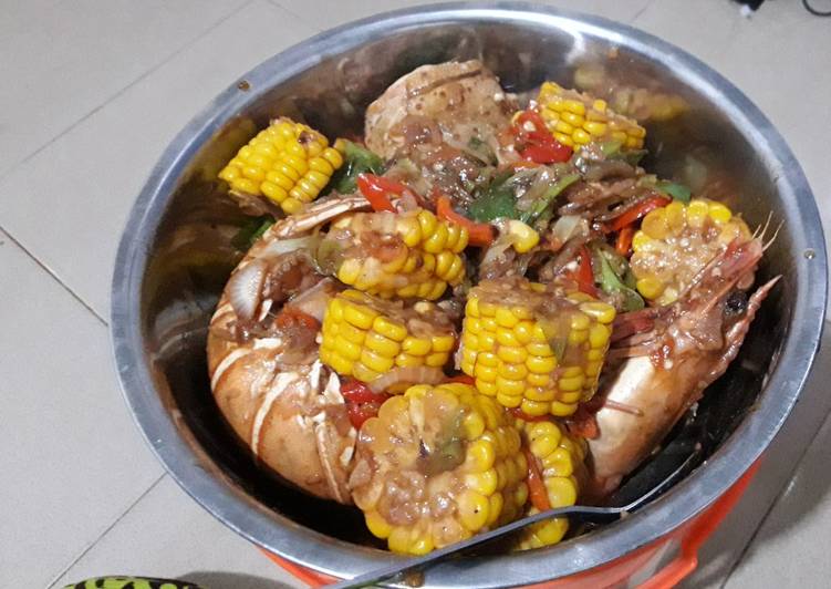 Bumbu mengolah Lobster saus tiram pedas, Bikin Ngiler