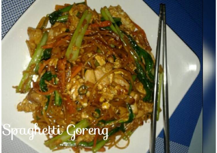 Resep Spaghetti Goreng #Bikinramadanberkesan, Lezat