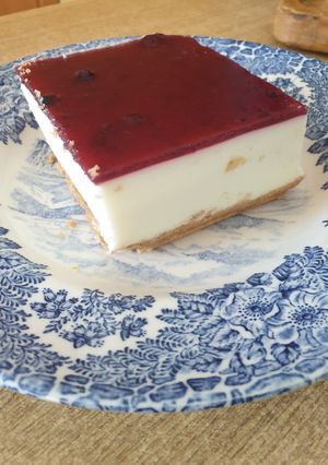 Una foto de Tarta de queso sin horno