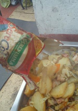 Una foto de Verduras asadas en Tetra-Brick
