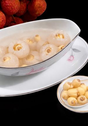 Hình của món SP.0548 - Chè Lệ Chi Hạt Sen.