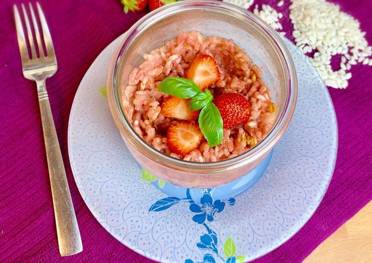 Risotto alle Fragole in Vasocottura