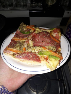 Una foto de Pizza casera
