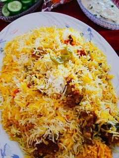 A picture of Karachi Biryani.