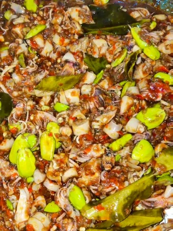 Easy Way Make Sambal cumi pete the Awesome  Delicious