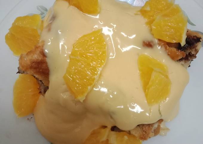 Resipi Puding Roti Berkuah Kastard Oleh Dunia Hanya Sementara Fy Cookpad