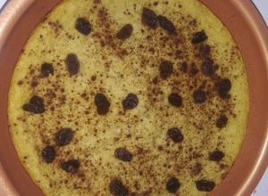 Una foto de Pastel de manzana al sartén