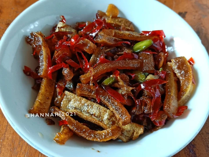 Langkah Mudah untuk Membuat Resep Sambal goreng krecek bumbu iris yang Bikin Ngiler Anti Ribet, Sempurna