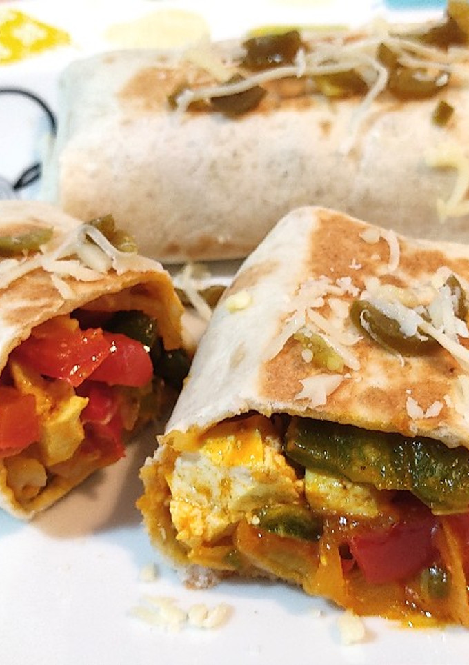 Una foto de Fajitas veganas (tofu)