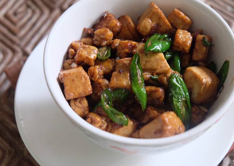 Resep Tempe tahu cabai hijau keto #ketopad Anti Gagal
