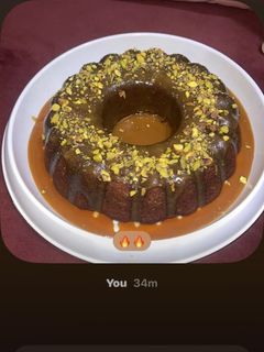 صورة لوصفة كيكة التمر اللذيذة