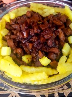 عکسی از دستور خوراک جگر سفید با غوره