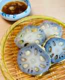 雞茸蓮藕盒｜過熱水蒸氣烤箱微波爐