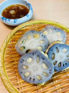 雞茸蓮藕盒|過熱水蒸氣烤箱微波爐 的食譜成品照片