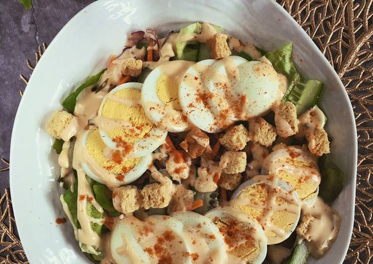 Resep Salad Telur Rebus Anti Gagal