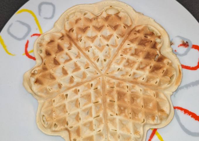 Ricetta dei waffle senza piastra