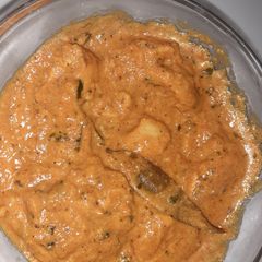 A picture of Malai soya chaap.