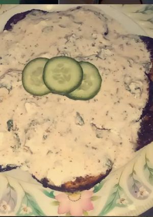 A picture of Yogurt brinjal🍆🍆دہی والے بیگن🍆🍆.